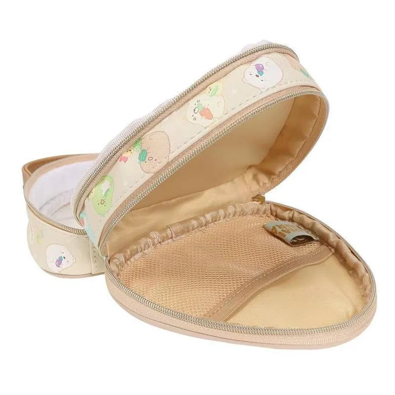 Sumikko Gurashi двусторонняя косметичка большой емкости в форме рисового шарика сумка