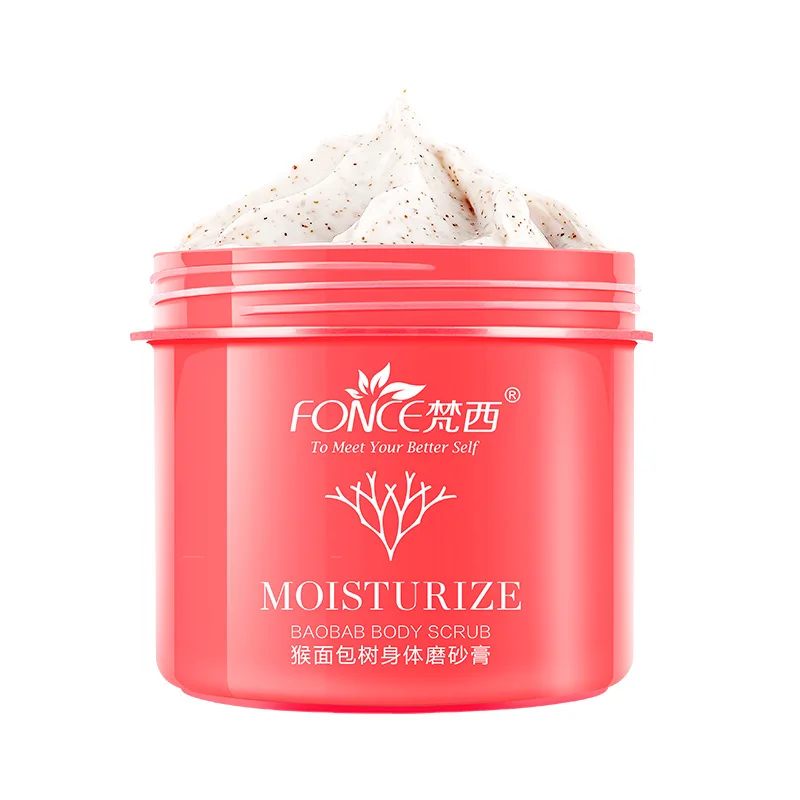 

Fonce Baobab body scrub moisturizing moisturizing dead skin horny chicken skin pimple hair follicle removal cream