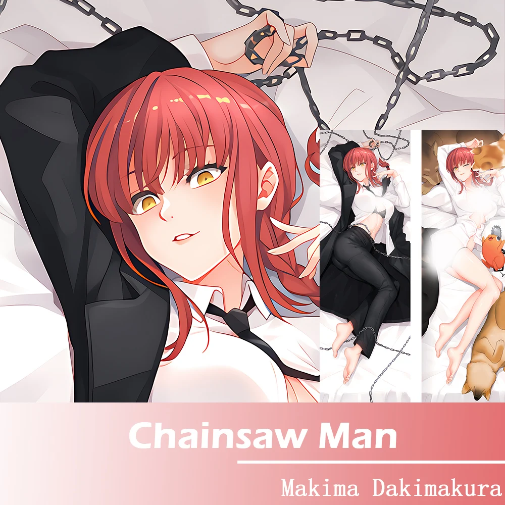 

Anime Chainsaw Man Makima Dakimakura Full Body Pillow Case Hugging Body Prop