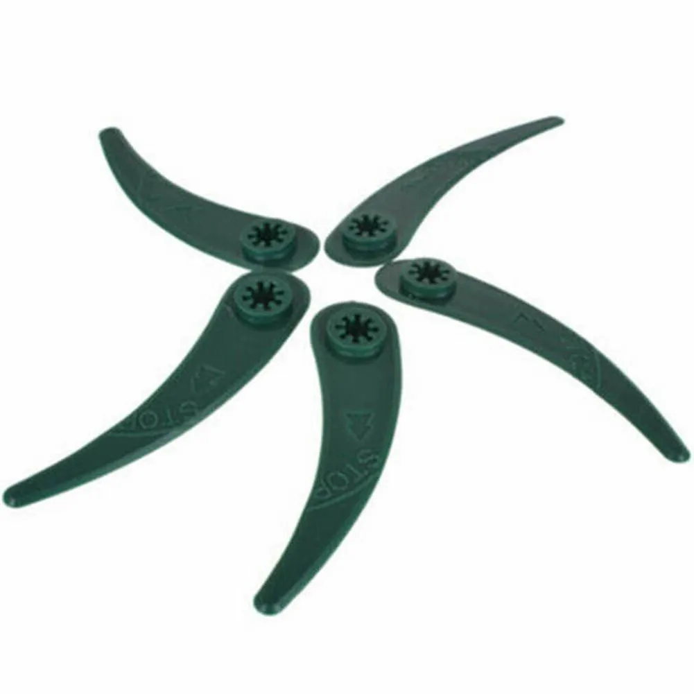 

10Pcs Grass Trimmer Blade ABS Plastic 8.3*2.3cm String Trimmer Parts Flexible Spare Tools For ART 26-18 LI ART 23-18 LI