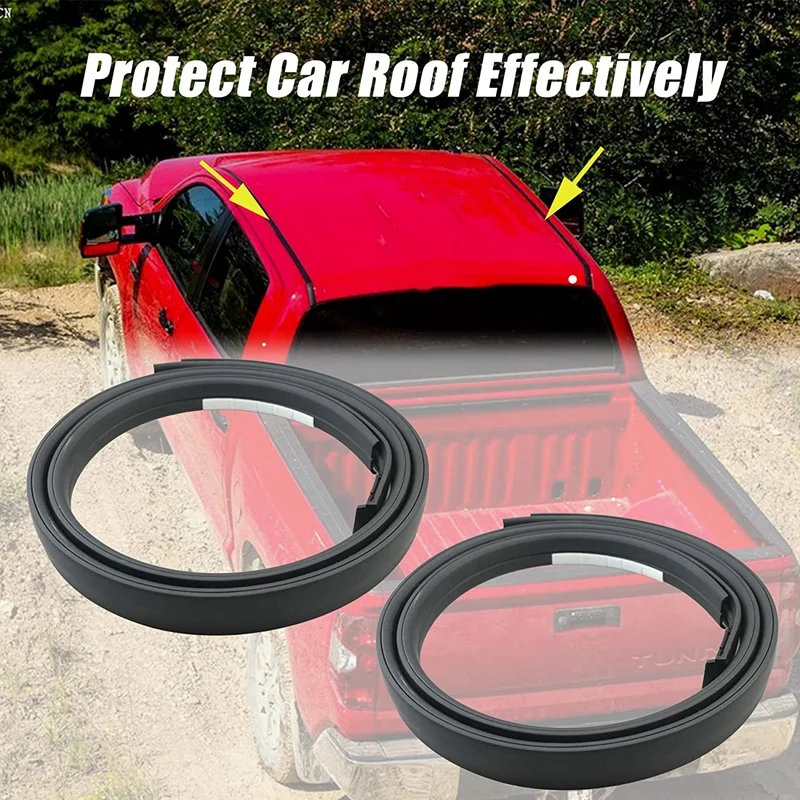 2 шт. капельная прокладка для молдинга на крыше Сменные аксессуары Toyota Crewmax 2007-2021