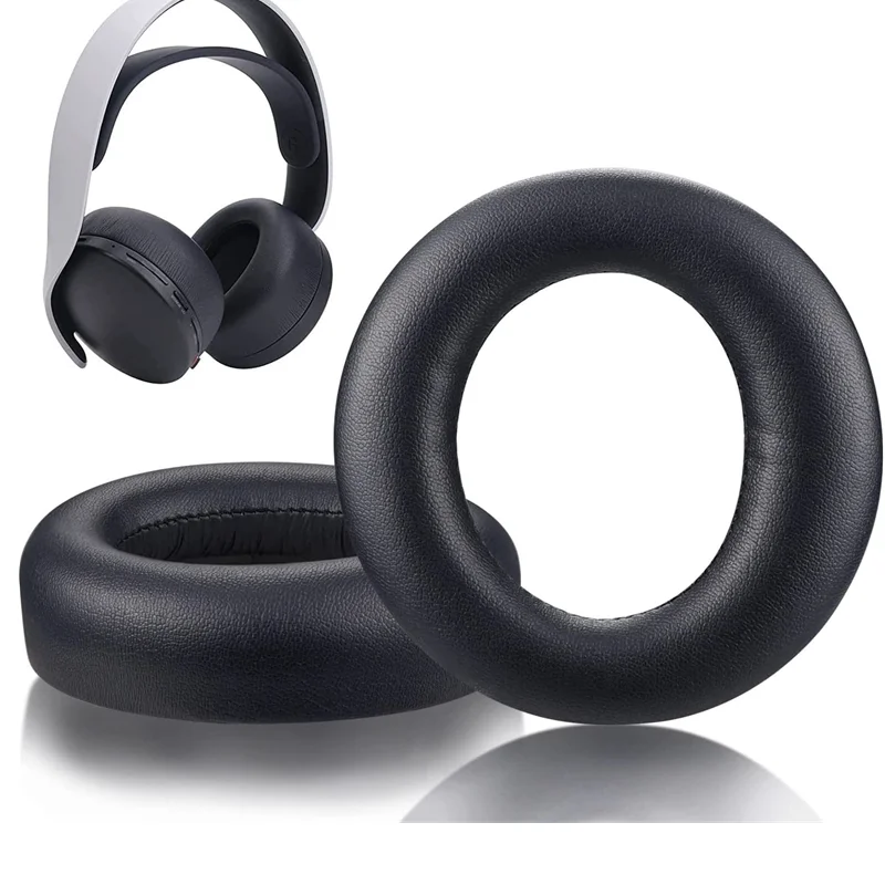 

Ear Pads For Sony PS5 Pulse 3D Headphone Earpads Soft Protein Leather Memory Foam Sponge Cover Repair Parts Earmuffs With Buckle