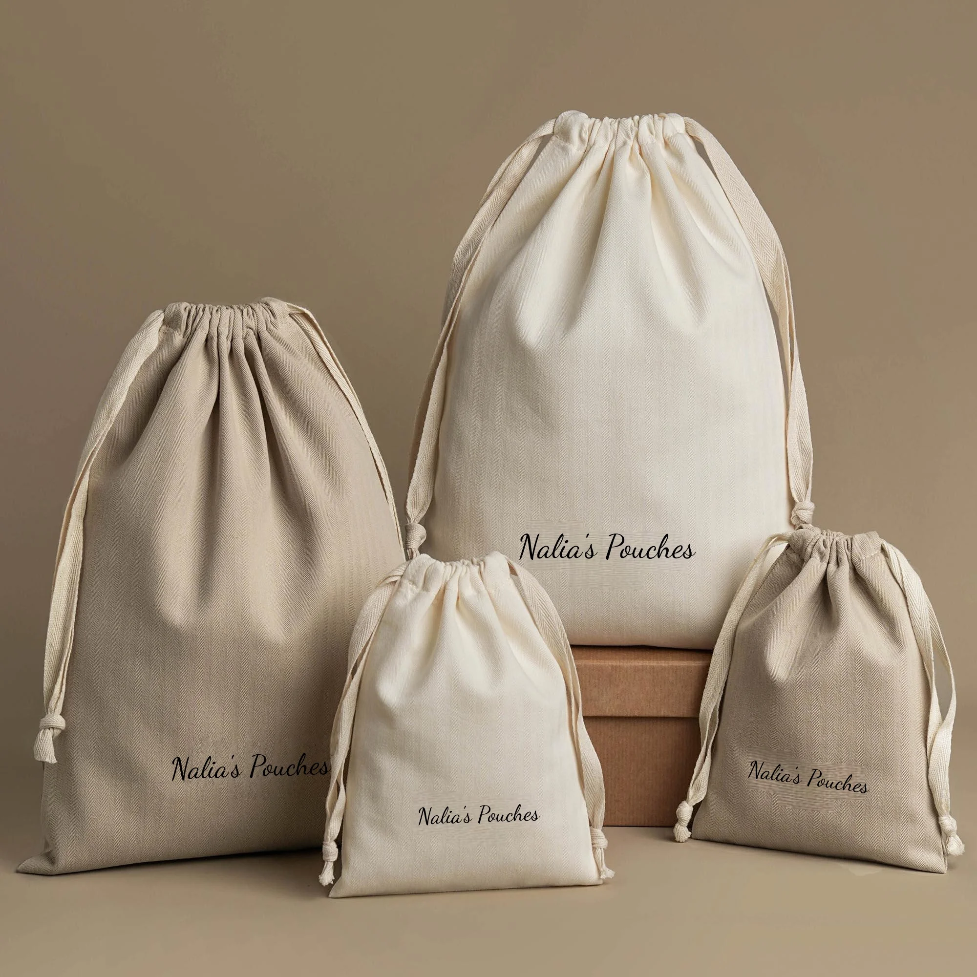

Хлопковый мешок для подарков NALIA'S POUCHES