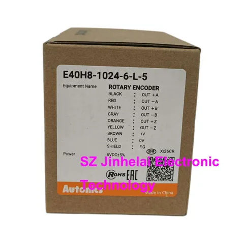 Новый оригинальный инкрементный поворотный энкодер Autonics E40H8-100 200 360 500 600 1000 1024 2000 3600 5000-3-T-24 6-L-5