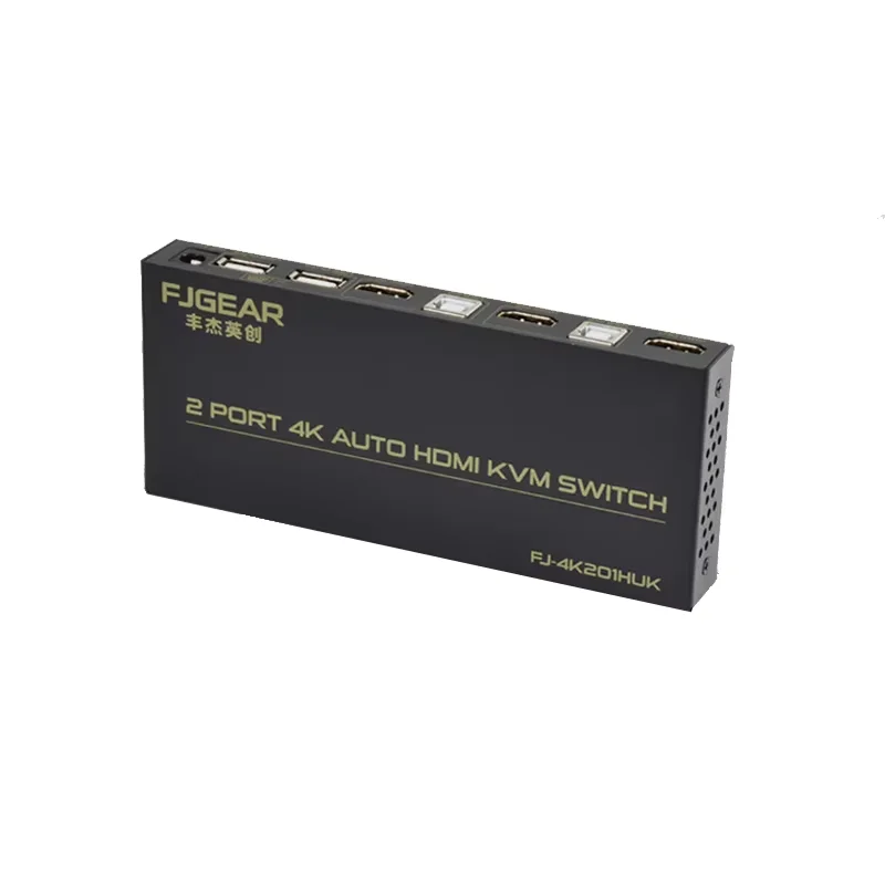 2-портовый USB KVM-переключатель для 2 ПК совместный с использованием клавиатуры