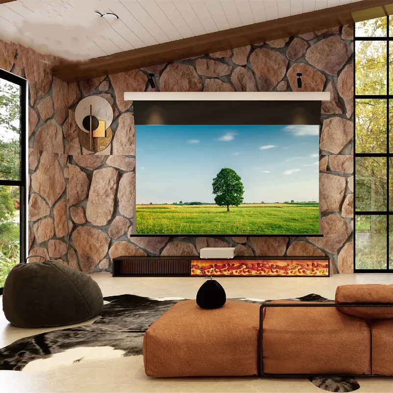 Выдвижной настенный проекционный экран Mivision 84-120 дюйма, 4k