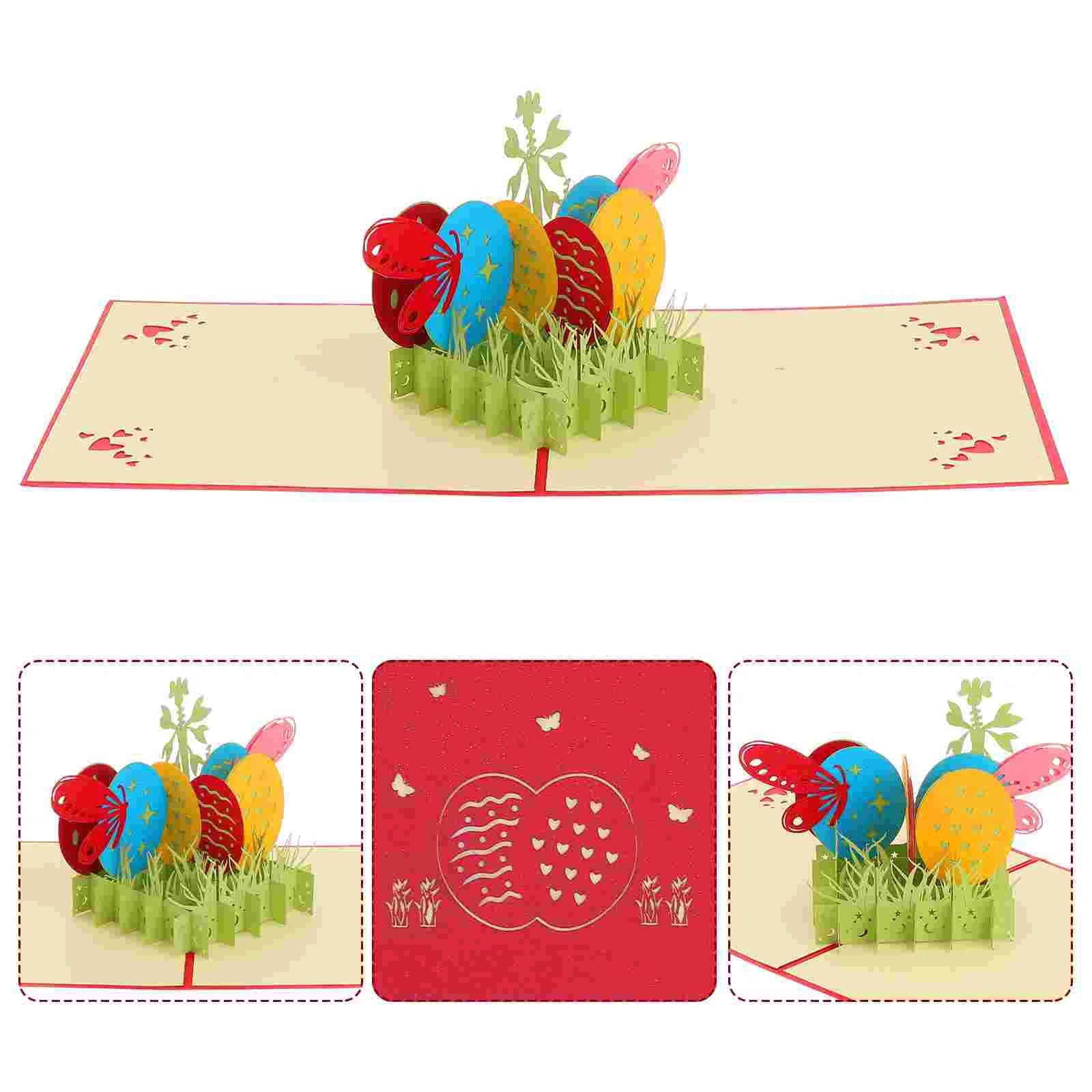 

Easter Greetingspring Christmas Diy 3Dreligious Postcards Happy Invitation Blessing Bunnymaking Kits Rabbit Gift Note Craft