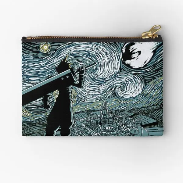 

Сумка на молнии с облаком звездной ночи, маленькая косметика, Женское и мужское нижнее белье, карманные носки Final Key