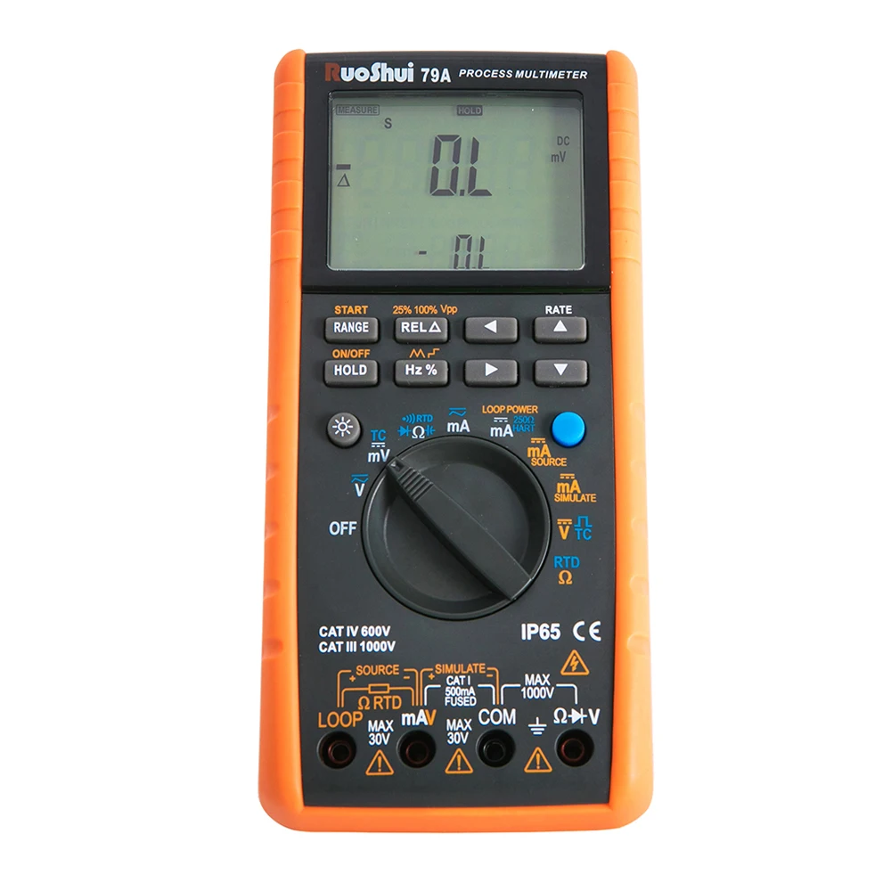

79A Loop Power Signal Generator 4 20ma Digital Process Multimeter RTD Thermocouple Calibrator
