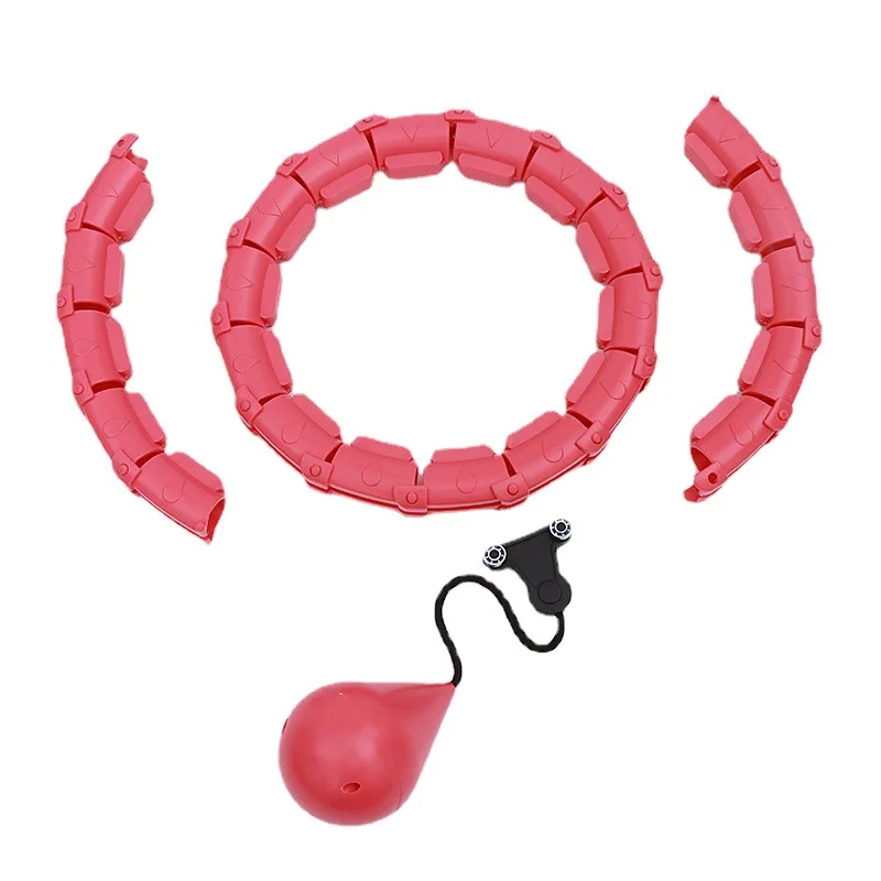 

Adjustable Abdominal Exercise Hoop 24-segment Thin Waist Removable Sports Massage Fitness Training Weight Loss