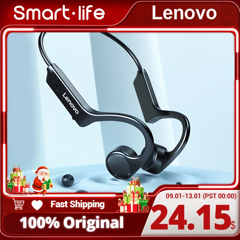 

Bluetooth-наушники Lenovo X4 с костной проводимостью, водонепроницаемые, с микрофоном