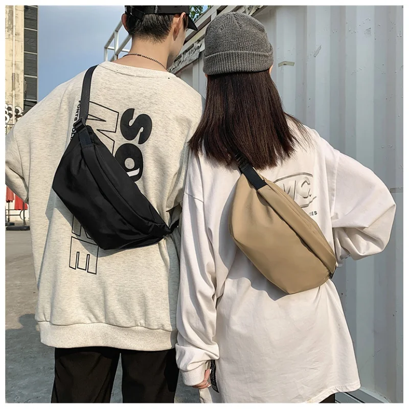 

Сумка на пояс, модная мужская сумка-мессенджер через плечо, удобный многофункциональный уличный рюкзак, спортивный модный брендовый малень...