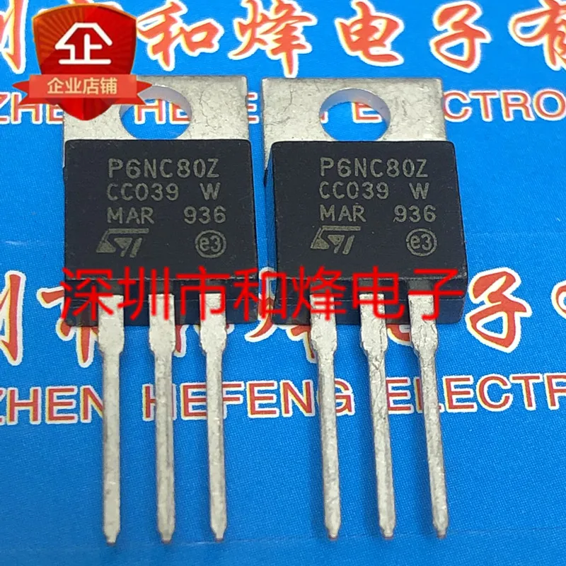 

5 шт.-10 шт. P6NC80Z STP6NC80Z TO-220 800 в 6A новый и оригинальный в наличии
