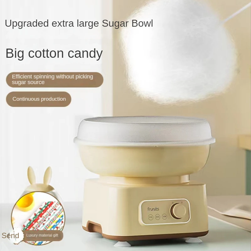 Cotton Candy Machine Set Up Stalls for Household and Commercial Full-automatic Electric Fancy Colored Granulated Sugar