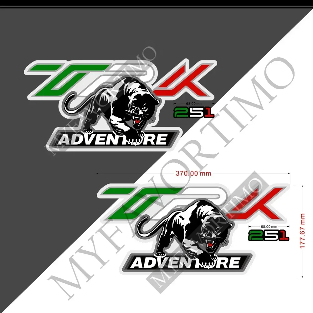 Для Benelli TRK251 TRK 251 Adventure adesivo верхние чехлы коробка кофры алюминиевые боковые