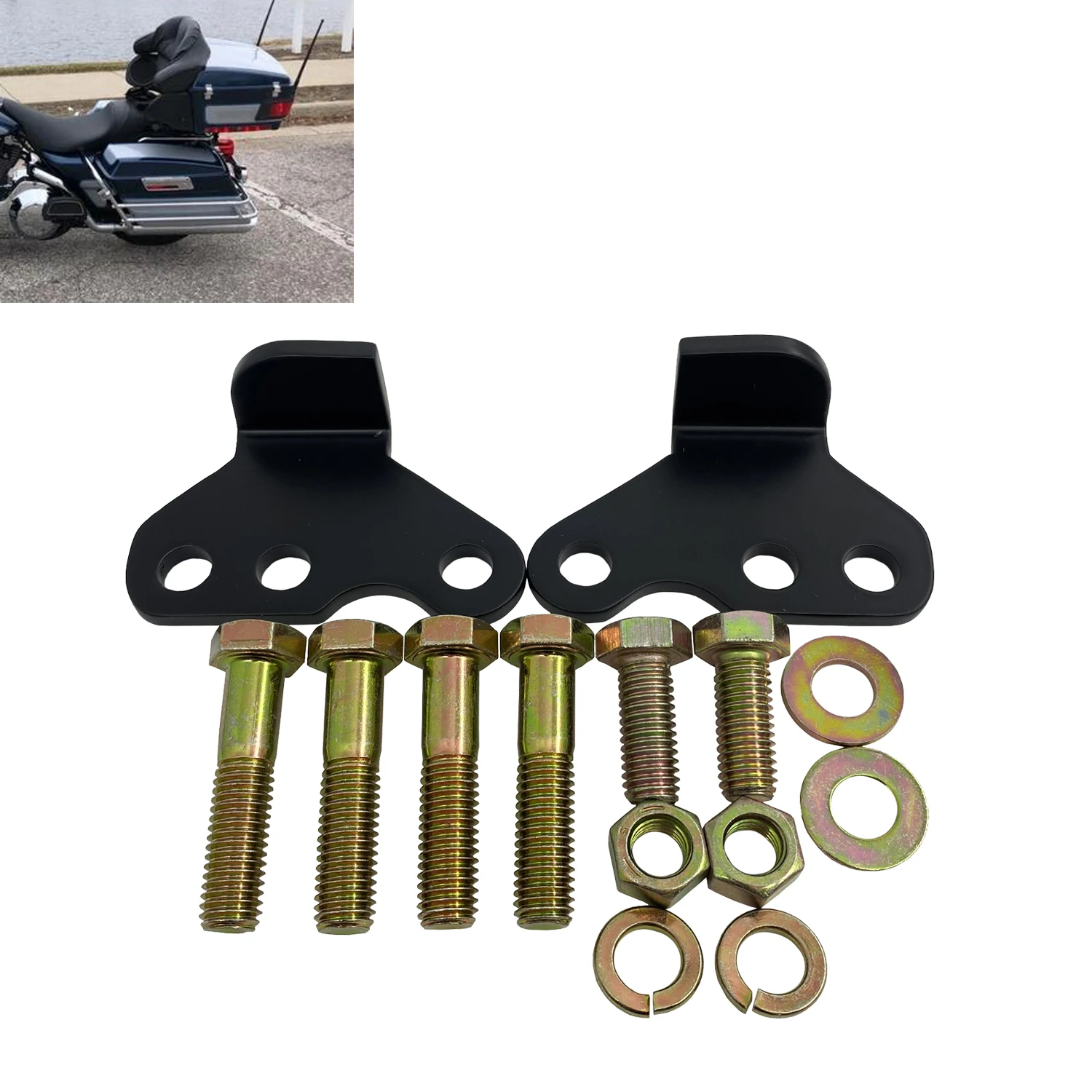 

1"- 2" Motorcycle Adjustable Drop Link Lowering Kit For Harley Touring Street Electra Road Ultra Glide FLHX FLHT 1993-2001