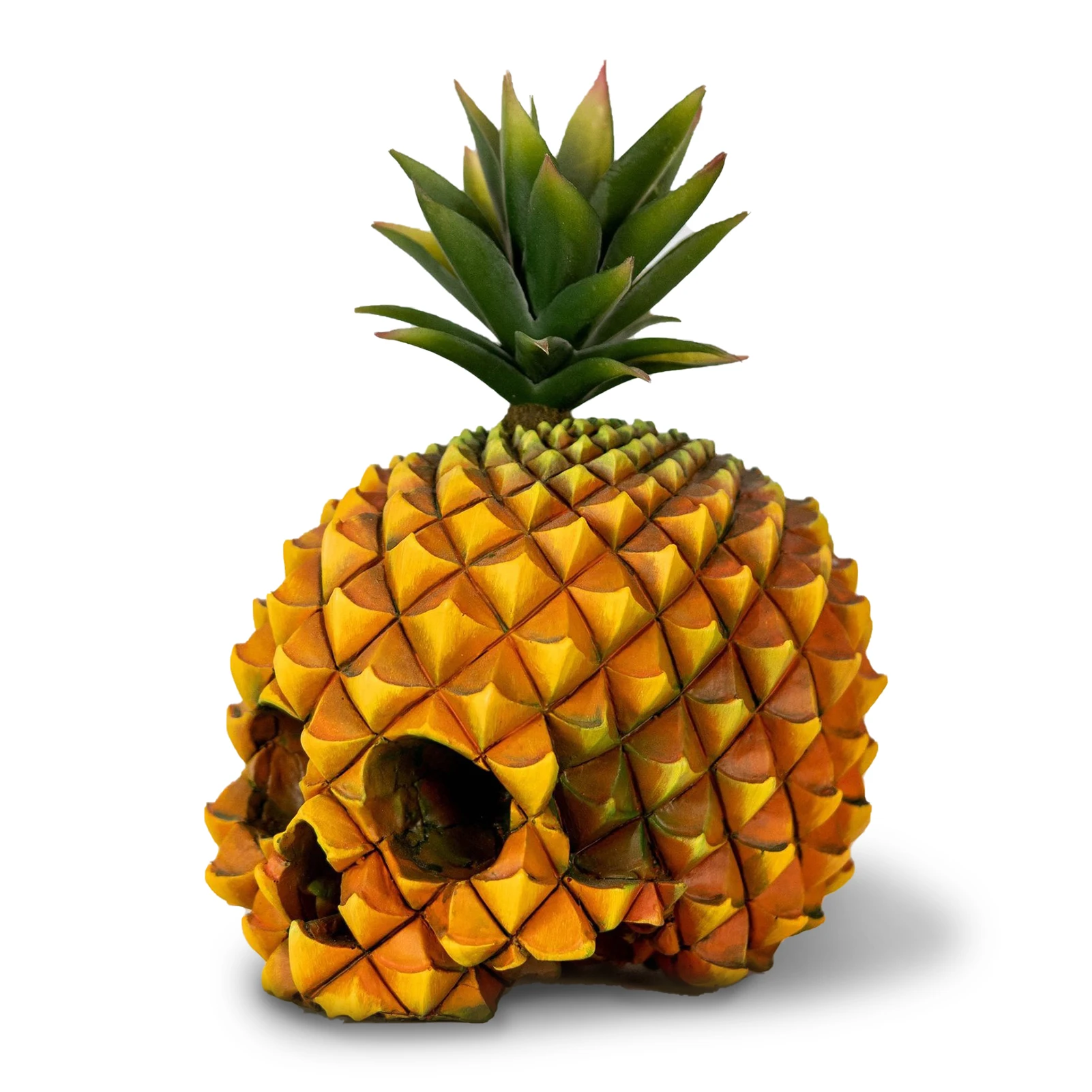 

Pineapple Skull Decor Tropical Pineapple Skull Figurine Realistic Funny Halloween Skeleton Figurine For Office Desktop Living