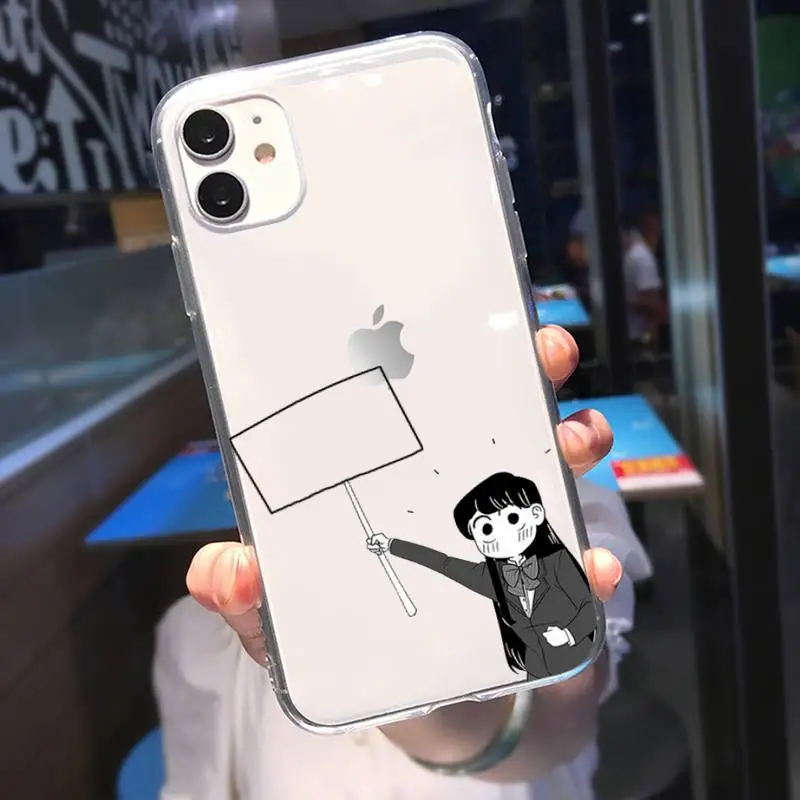 Чехол для телефона RUICHI с рисунком манги Chibi Komi Shouko Komi-san iPhone 11 12 Mini 13 Pro XS Max X 8 7 6s Plus 5