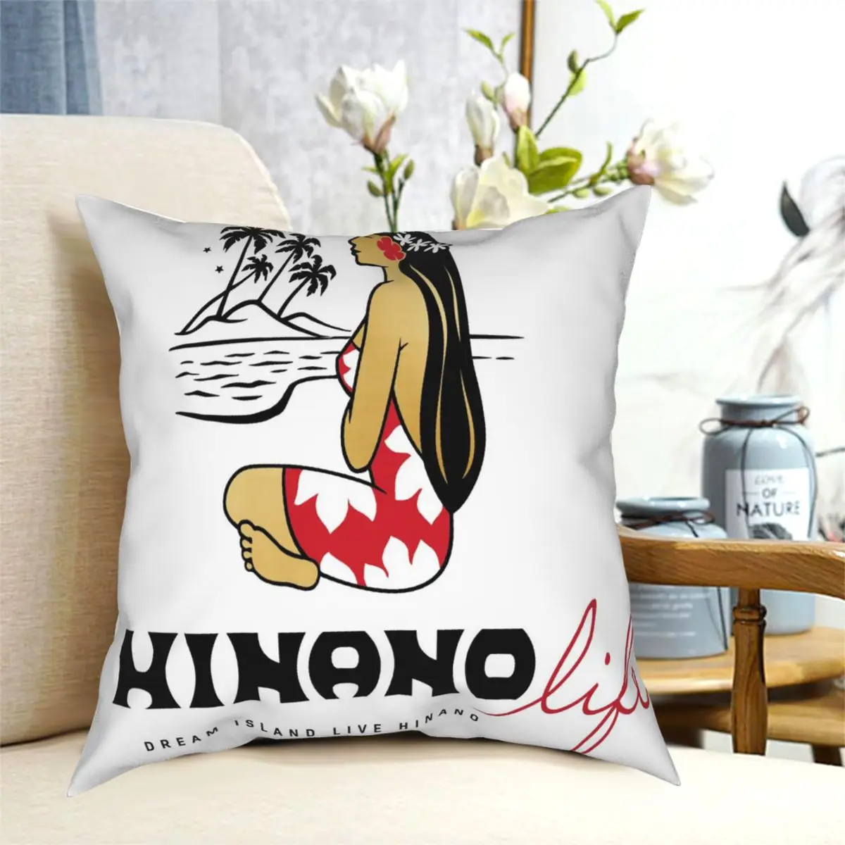 

Couple Pillow Polyester Cushion Pillowcase Sofa Cushion with Letter Pillowcase Car Lumbar Cushion Decorative Pillowcase