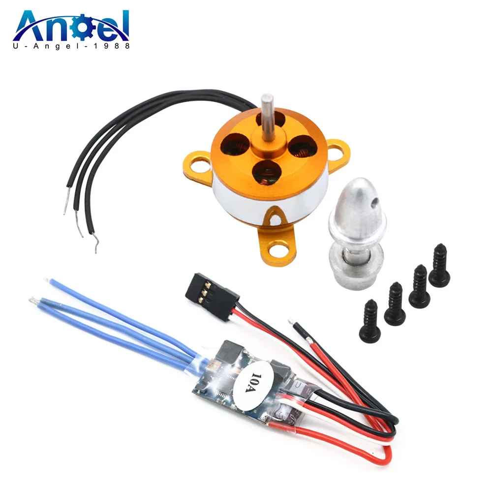 

A1504 2200KV 2700KV 2900KV 3200KV 9G Micro Brushless Motor W/ Mount with 10A ESC For Mini 4-axis Multicopter/Fixed Wing Airplane