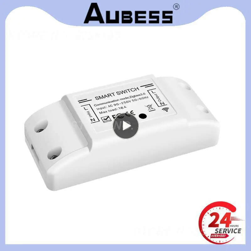 

1~8PCS Countdown Control Zigbee On / Off Switch Repeater Switch 100-240v Sync Function 16a Universal Relay Switch