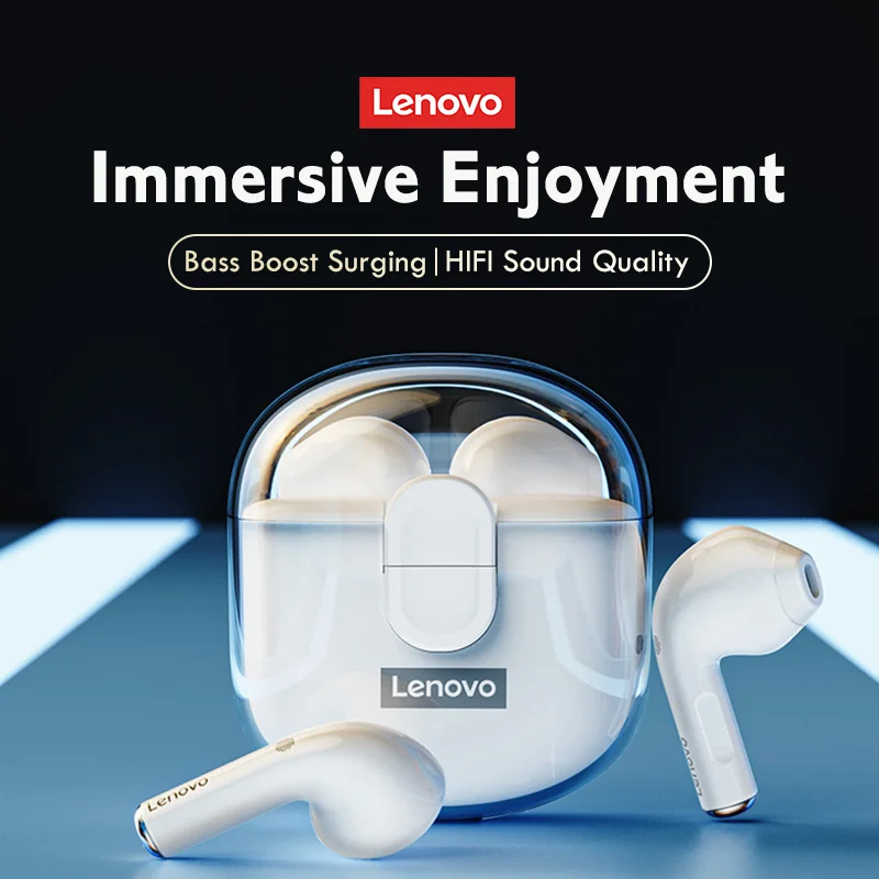 

Original Lenovo LP12 TWS Bluetooth Earphones HIFI Stereo Wireless Headphones Noise Cancelling Gaming Earbuds Sports Headset Hot