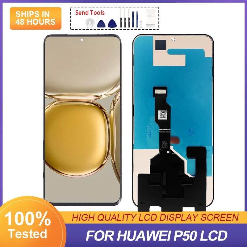 

6.5 Inch JAD-LX9 Display For Huawei P50 Lcd Touch Panel Screen Digitizer JAD-AL50 Assembly With Tools Free Shipping 1Pcs