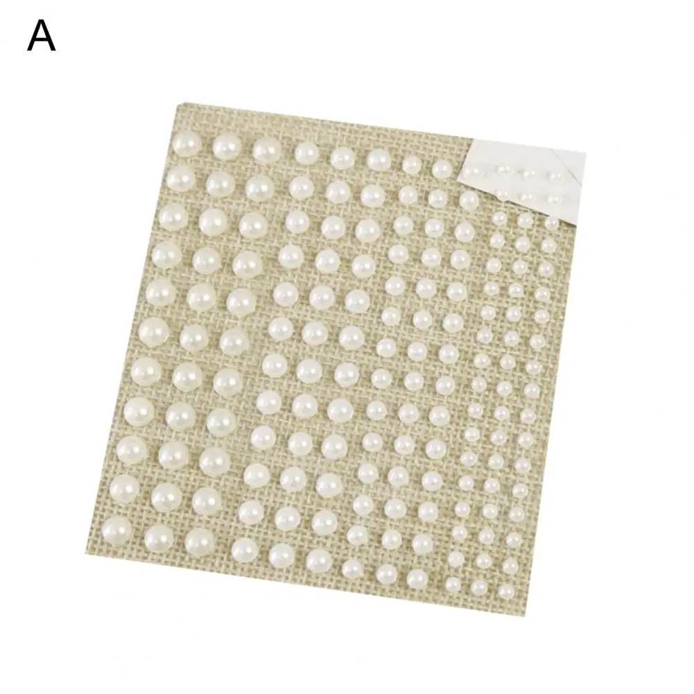 

Fashion Face Makeup Pearl Rhinestone Sticker Pearl Decal Trendy Album Decoration