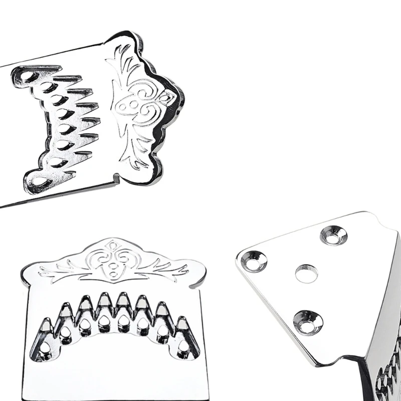 

Подгрифок мандолины, профессиональный подгрифок мандолины Замена хвостовой части 2,2x1,6 дюйма с крепежным винтом для 8 струн мандолины