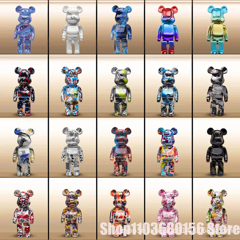 Chaoren Bear 35 см полимерные граффити искусственные кирпичи украшения для офисного