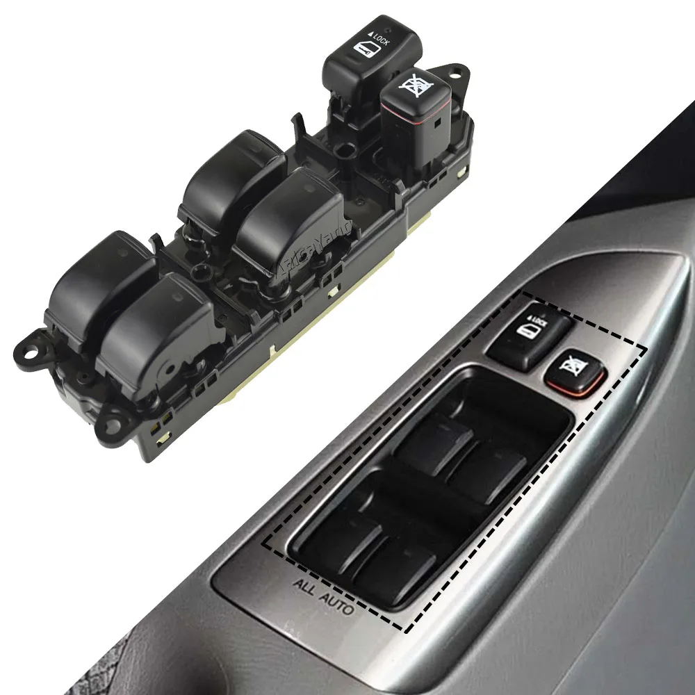 

84040-60052 водительский Электрический переключатель управления окном для Toyota Land Cruiser 120 Prado REZI Lexus Rx330 GX470 Rx350