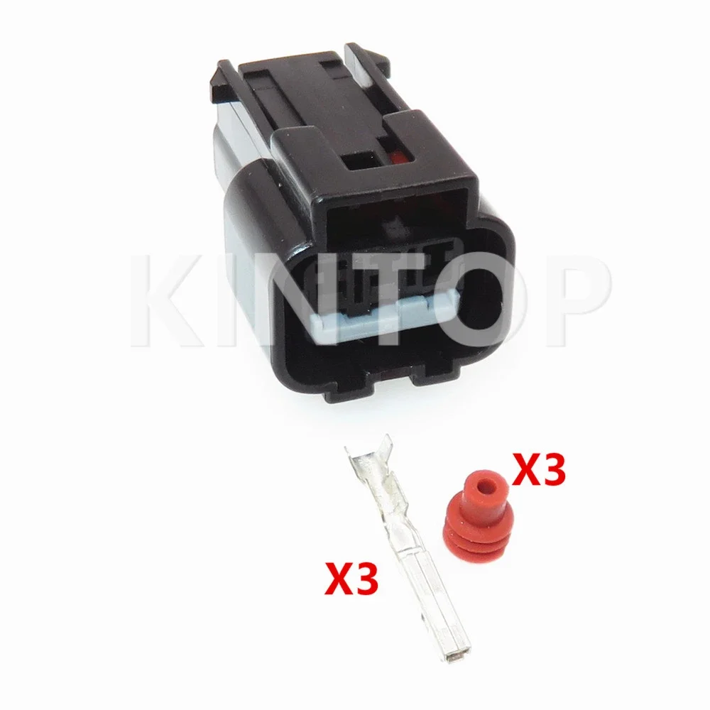 

1 комплект, 3-контактный автомобильный датчик температуры воды, электрическая проводка, водонепроницаемая розетка переменного тока в сборе KPB016-03427, автоматический герметичный разъем