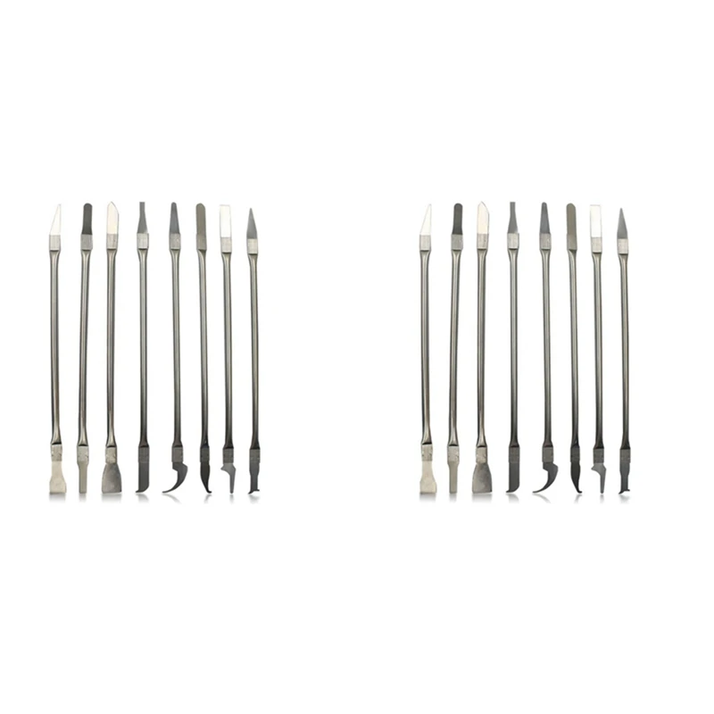 

Hot TTKK 2X 8In 1 IC Chip Repair Thin Tools Set CPU Metal Remover Burin To Remove For Phone Computer CPU NAND IC Chip Repair
