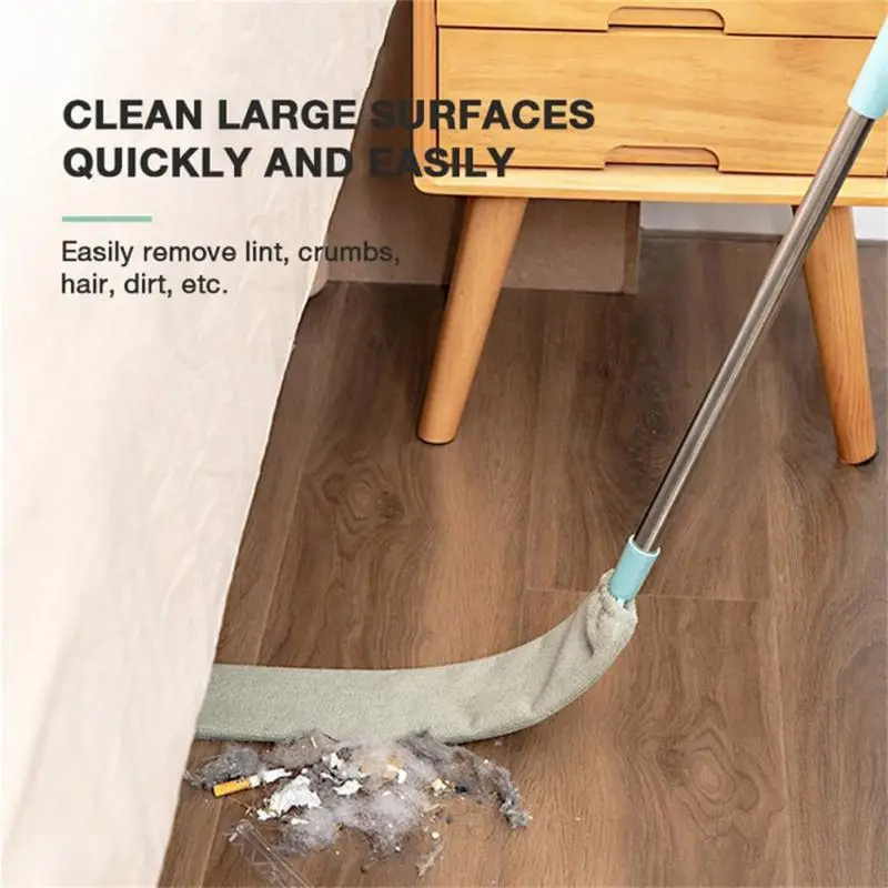 

Bedside Dust Brush Long Handle Mop Bed Bottom Gap Clean Fur Hair Sweeping Dusty Magic Microfibre Duster Home Cleaning Tool
