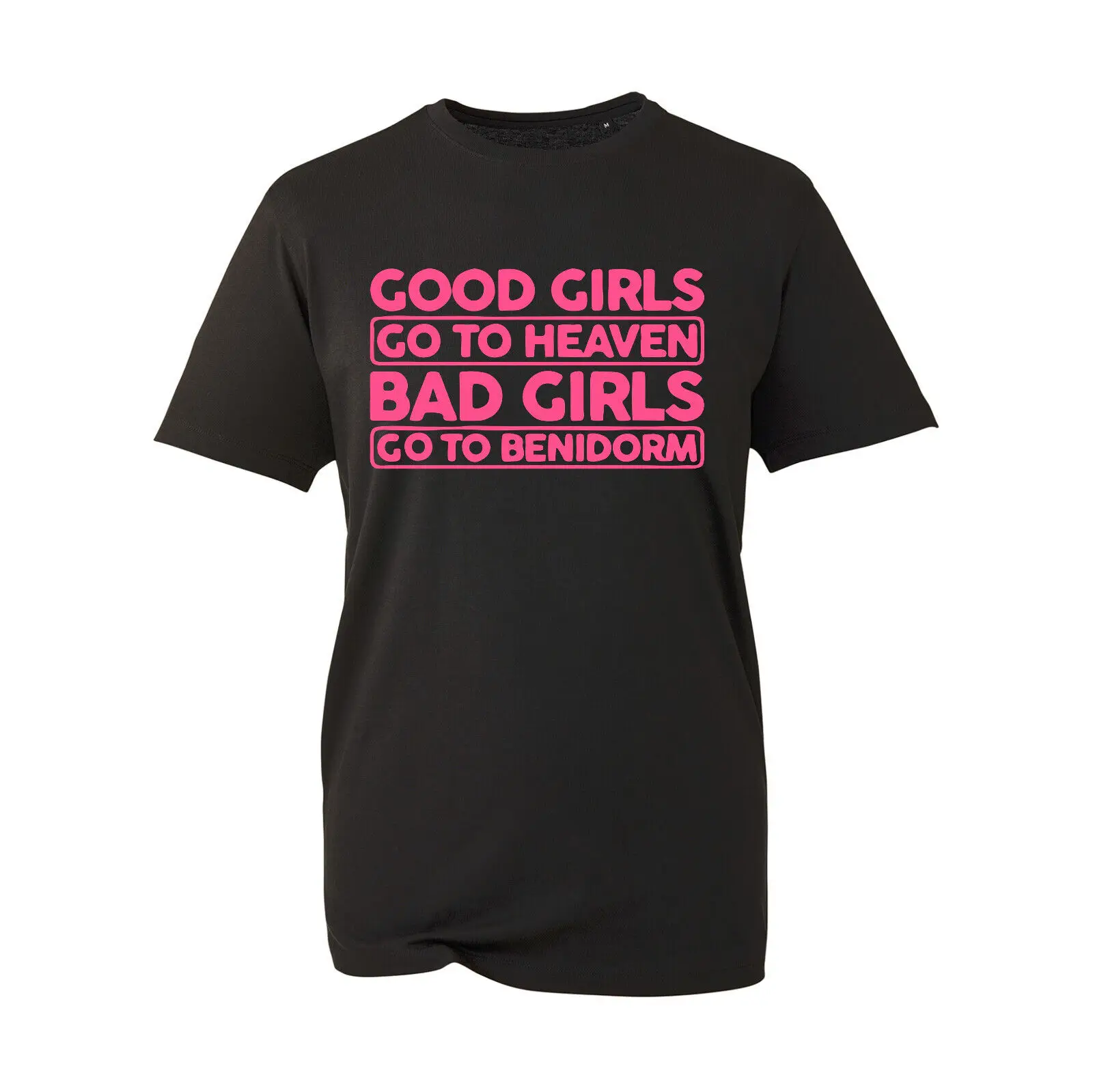 Футболка Benidorm хорошие девушки делают рай плохие выглядят так просто унисекс