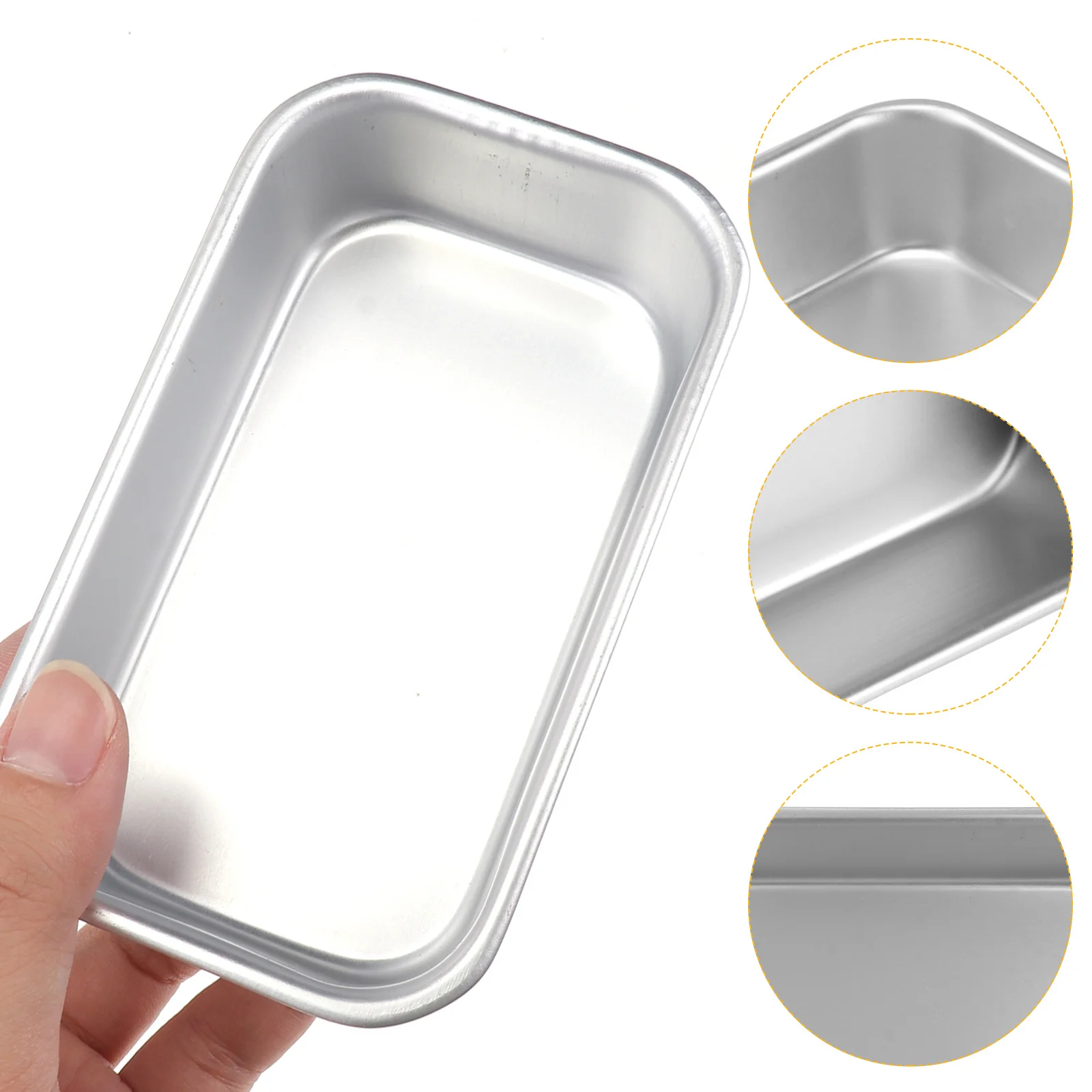 

Loaf Pan Baking Bread Tin Tray Pans Toast Minicakesteel Meatloaf Stainlessmould Mold Cheesecake Stick Non Nonstickbrownie Metal