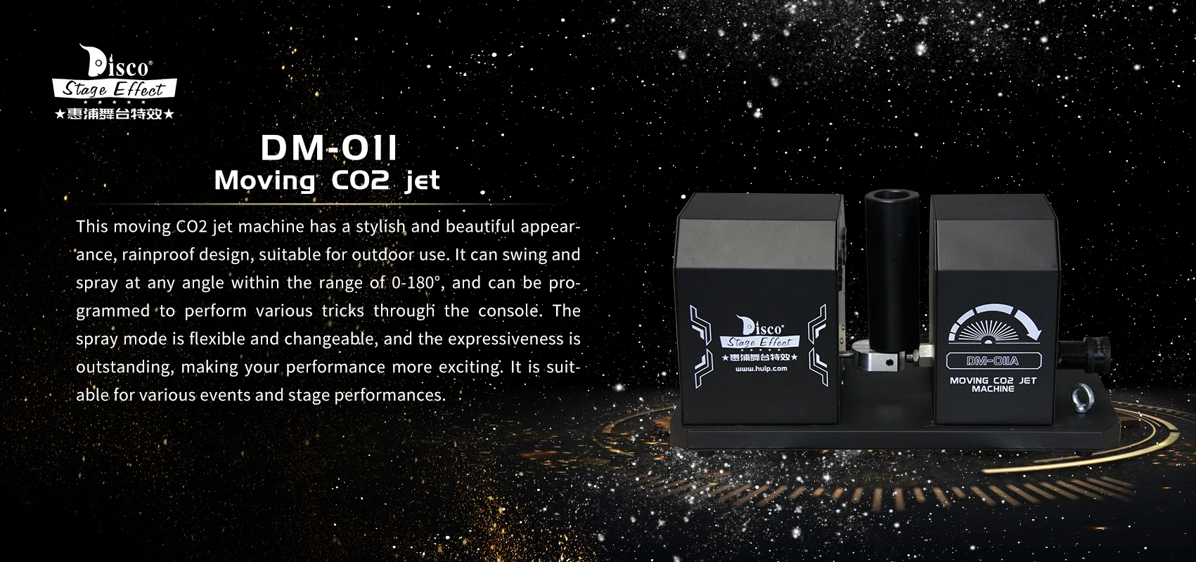 Фото Передвижная машина Co2 Jet с Dmx в сценическом эффекте DJ-оборудование в сценических эффектах дыма Co2 Smoke Machine Disco Jet Sfx №2