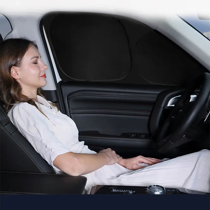 Автомобильный Солнцезащитный Козырек Для Tesla Model S 2024 На Боковое Окно Лобового И