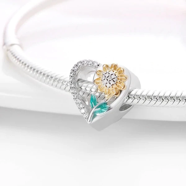 925 Стерлинговое Серебро Бабочка Четырехлистный Клевер Зеленый Лист Птица Цветок Украшение для Браслета DIY Бусина Подходит для Оригинальной Подвески Оберега Браслета Ювелирные Изделия 2022 Новое