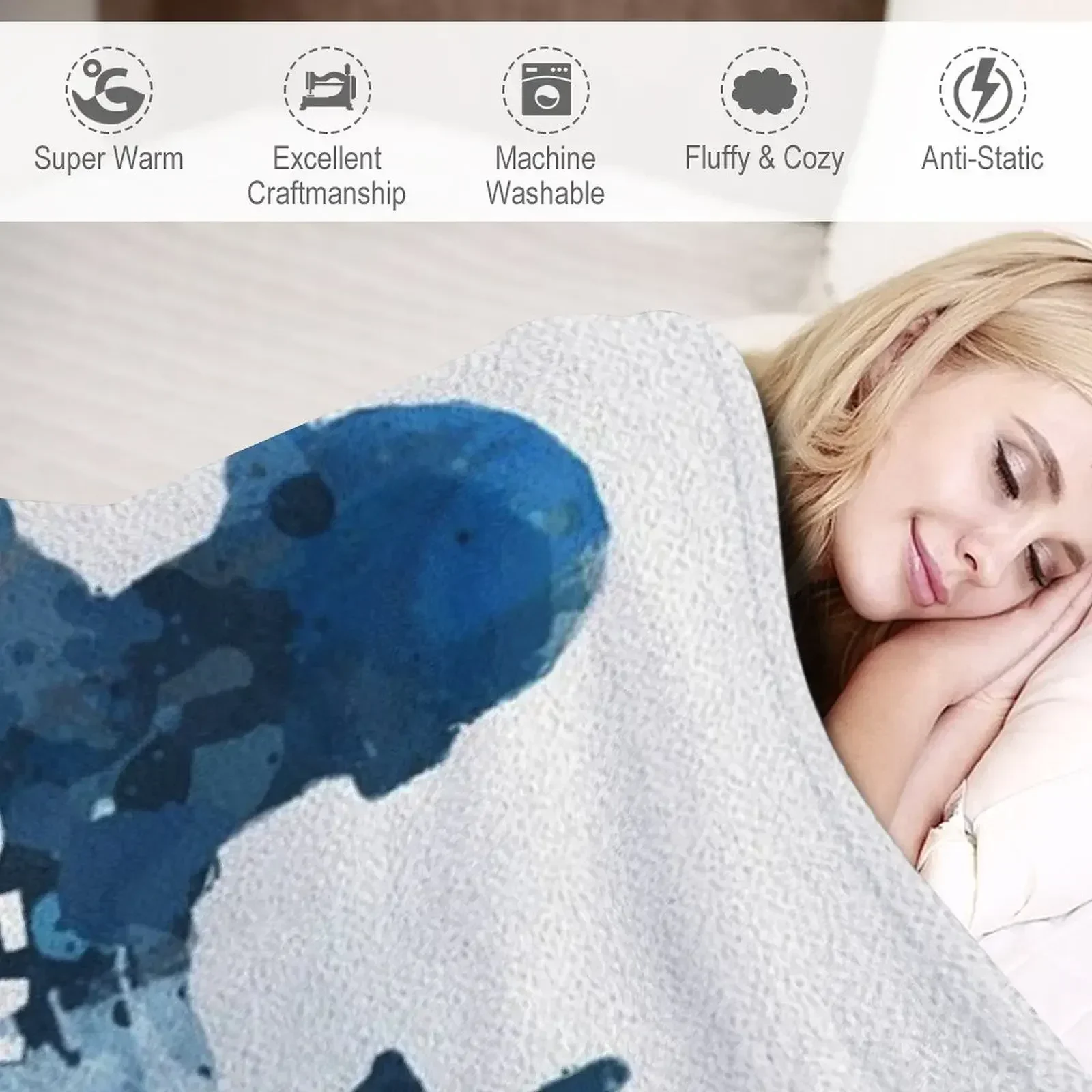 Одеяло Art Phil Foden с акварелью диван-кровать одеяла для кемпинга