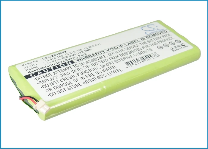 

CS 2000mAh/28.80Wh battery for Ozroll ODS Controller,Smart Drive Smart Control 10 15.200.001,15.910.185,15.910.195