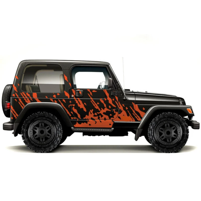 Наклейка на автомобиль Jeep Decal | Набор графических боковых треков шины Наклейки