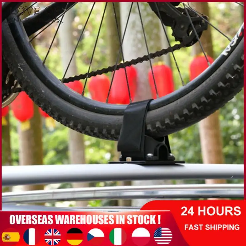 

Corrosion Resistance Bicycle Fork Brackets High Hardness Durability Car Luggage Rack Simple Bike Fixed Rear Wheel Bracket