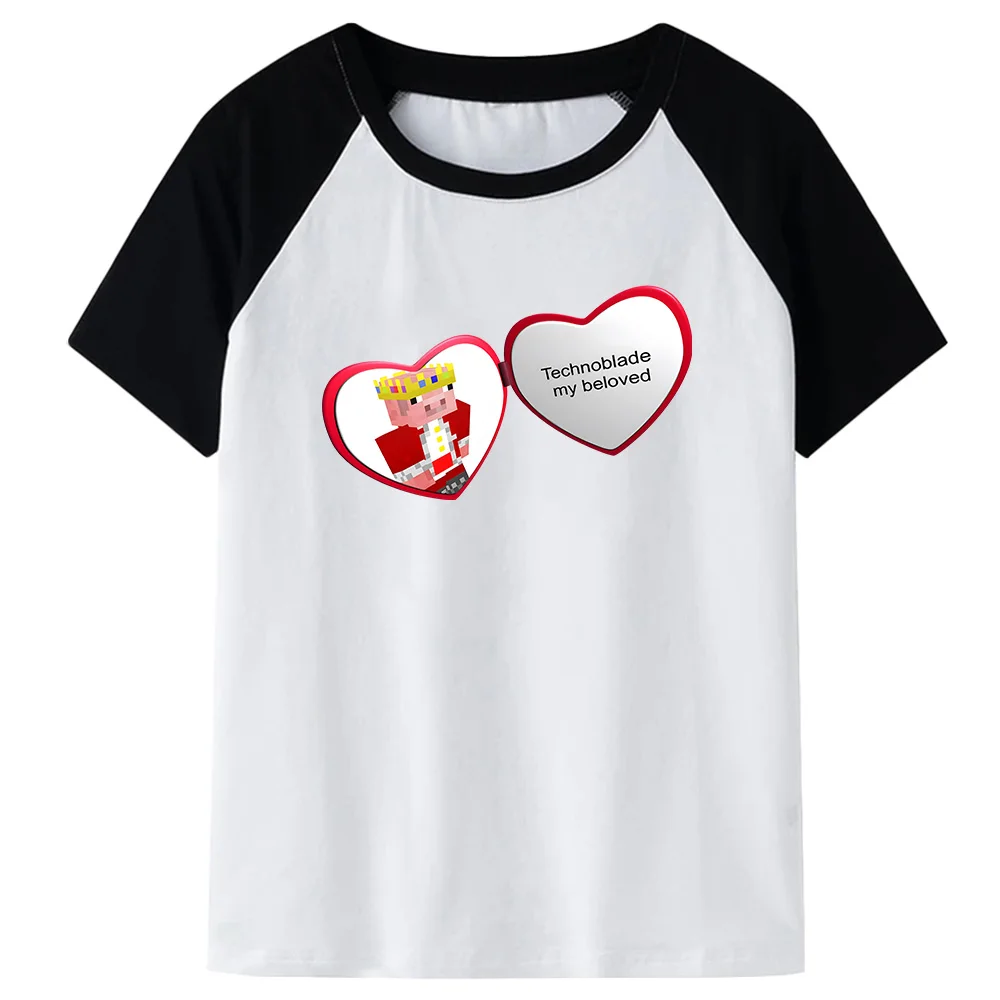 Video Game Dream SMP Tshirt Technoblade Never Dies Shirt Kids Unisex T-Shirt Girls Kawaii Tee-shirt 100%Cotton T Shirt Boys Tee