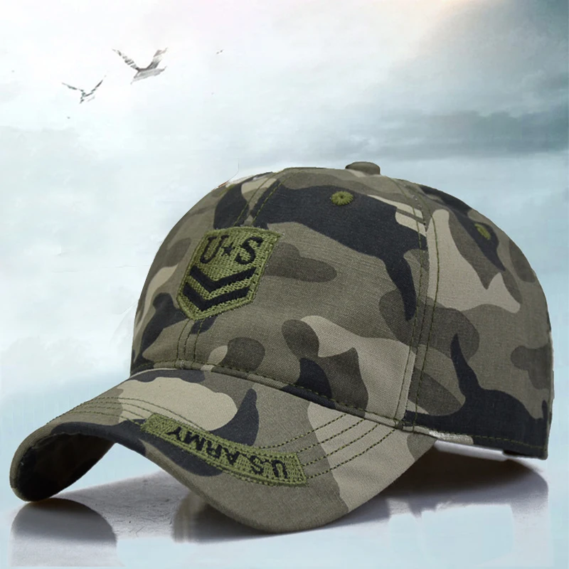 

Камуфляжные армейские кепки, регулируемые легкие бейсболки унисекс Nin668