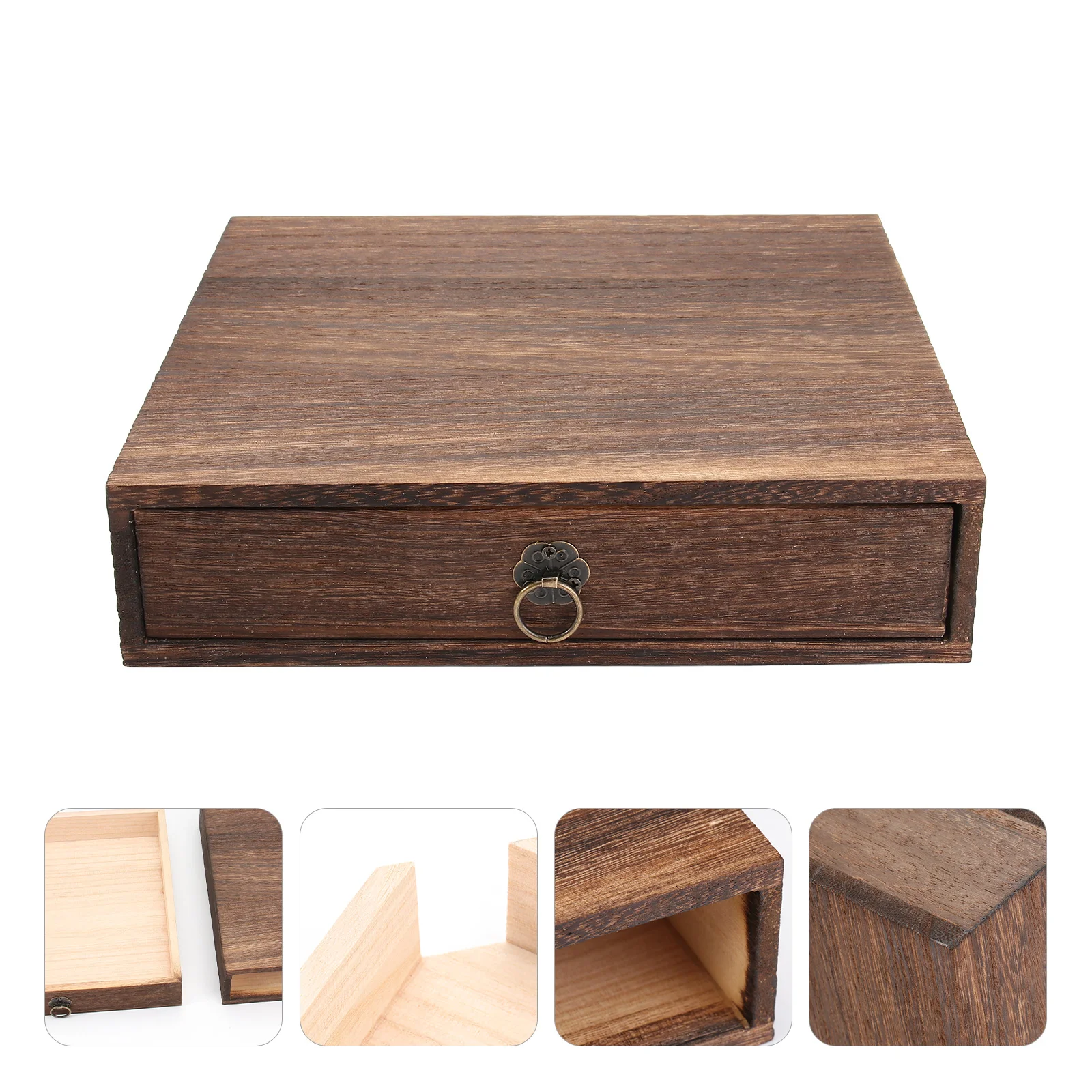 

1 Набор высококачественных чайных коробок, винтажный чайный ящик, чайная коробка пуэр, деревянная чайная коробка