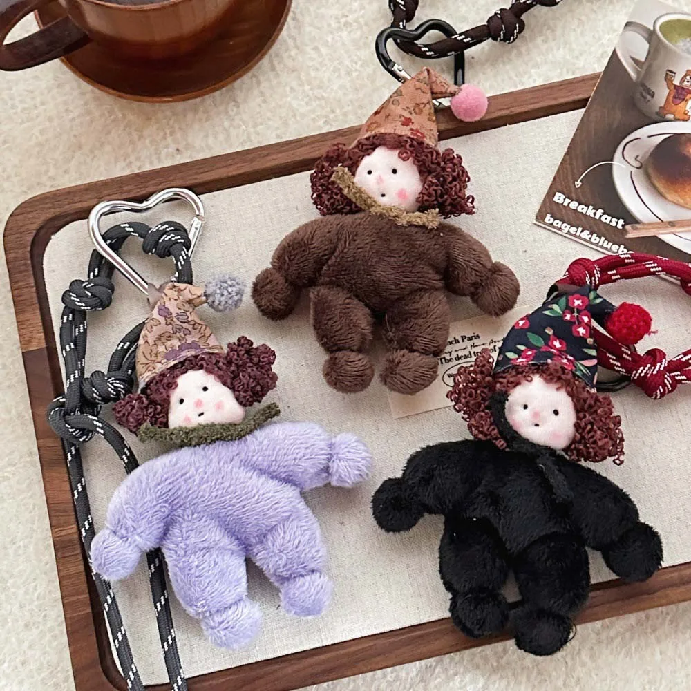 Корейский стиль завитая кукла для девочек кулон автомобильный брелок украшение