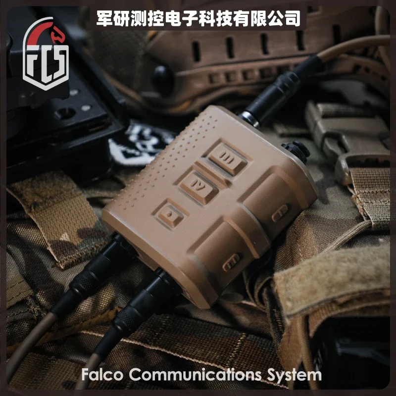НОВЫЙ FCS TACTICAL V60 PTT несколько функций два канала связи для гарнитуры AMP и