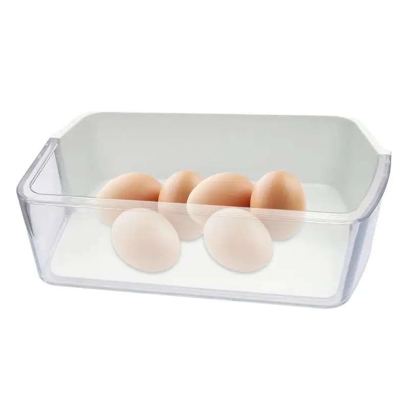 

Fridge Door Shelf Basket Bin Freezer Side Shelf Rack Parts Reusable Portable Shelves On Refrigerator Side For Clothing