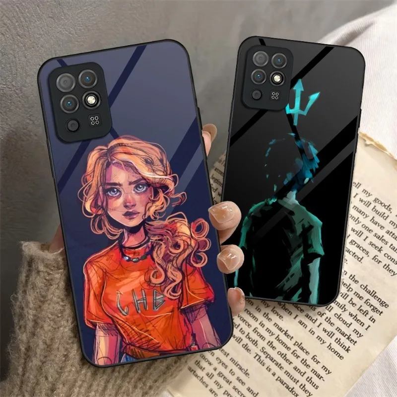 Чехол для телефона из мультфильма P-Percy Jackson, стеклянный чехол для Huawei P50, P30, P40, P20, ProPlus Lite, Mate 40Pro, 30, 20, 9, 8, 7 Pro, чехол